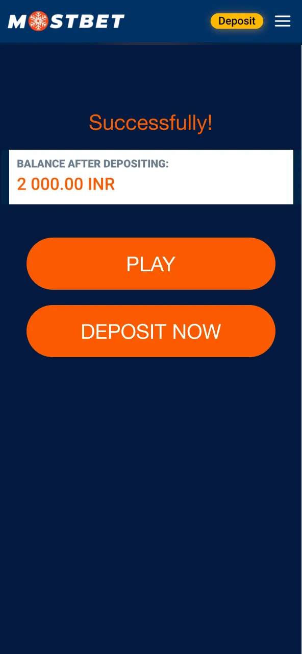 Finalize your withdrawal by confirming the transaction on Mostbet.
