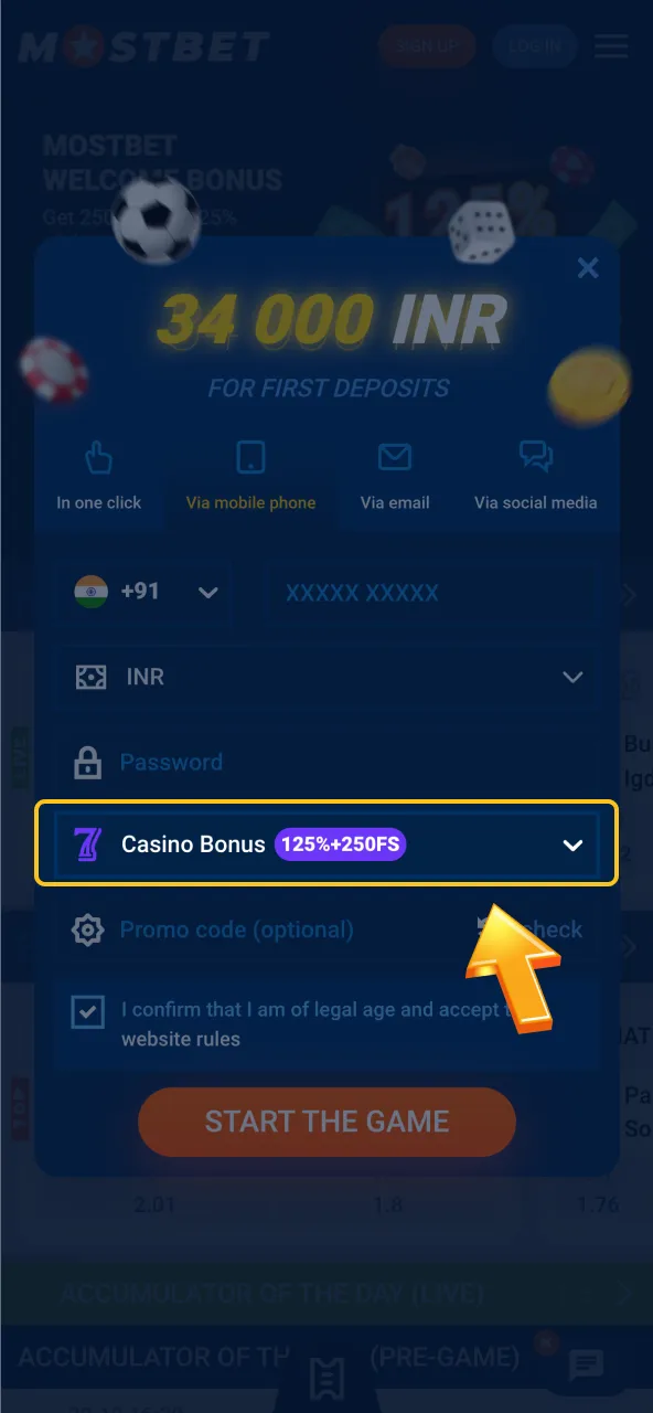 Claim Mostbet gift or opt out.