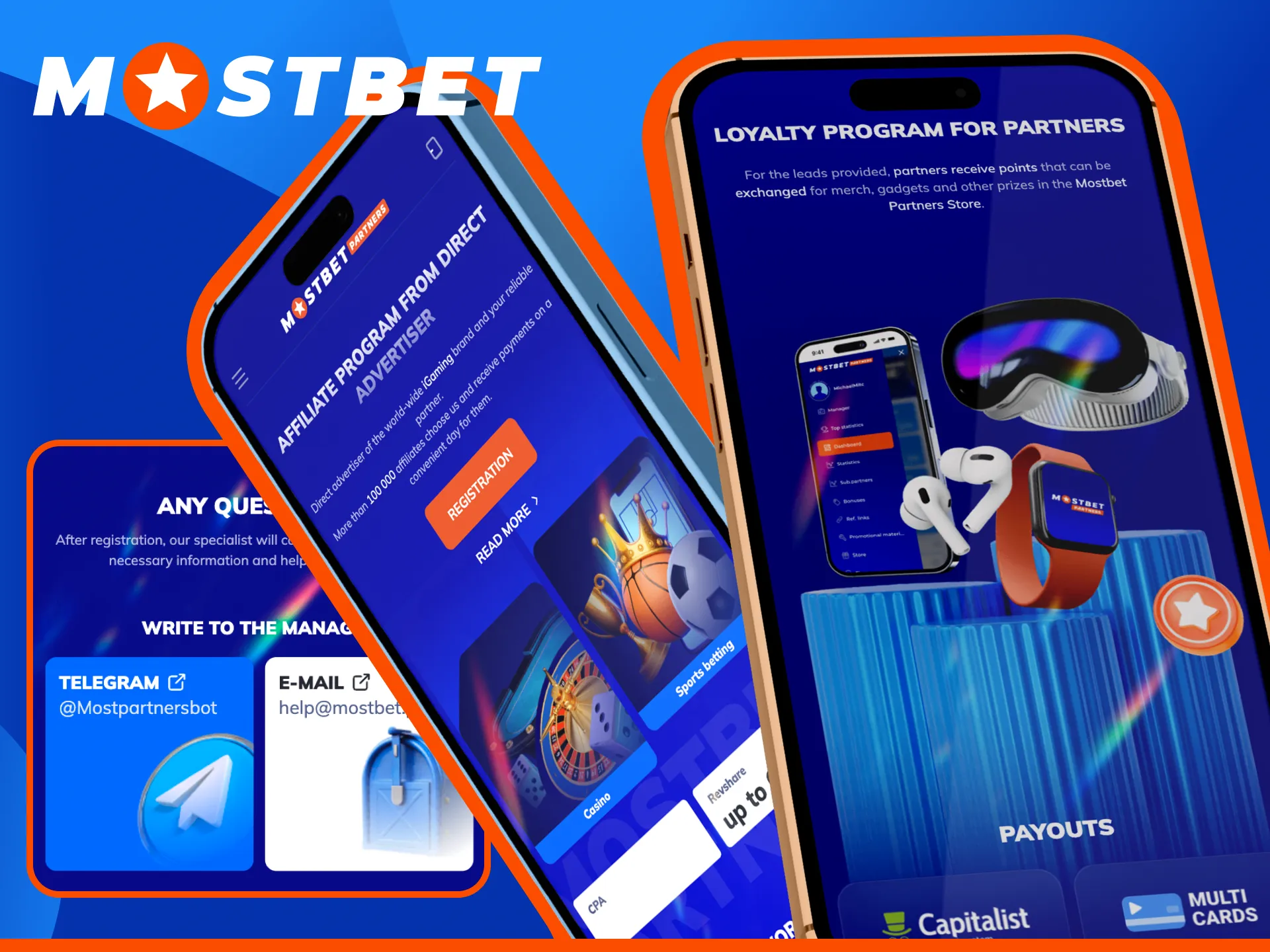Join the Mostbet Affiliate Program and earn commissions by inviting friends.